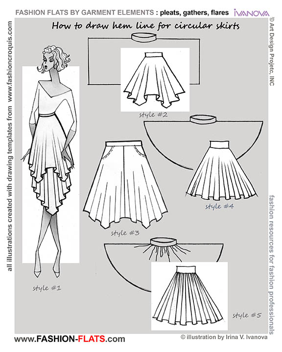 how to draw flare
