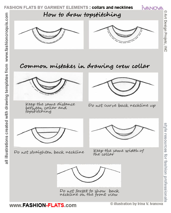 Collar T shirt mistakes